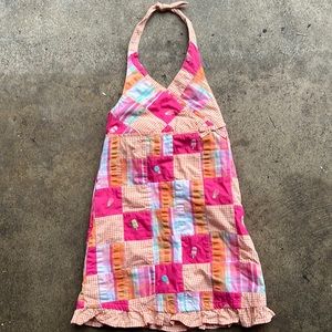 Girls ice cream cone halter dress